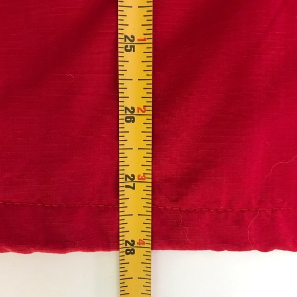 BAW Athletic Wear Red & White Two Stripe Pullover Jacket Men's Size Large - Picture 8 of 12